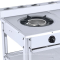hot sela gas stove 2 burner stainless steel for barbeque